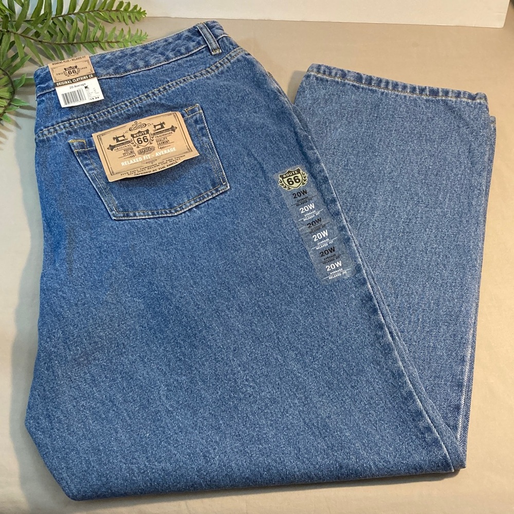 Vintage Route 66 Jeans Women’s Size 20W Average Relaxed Fit New